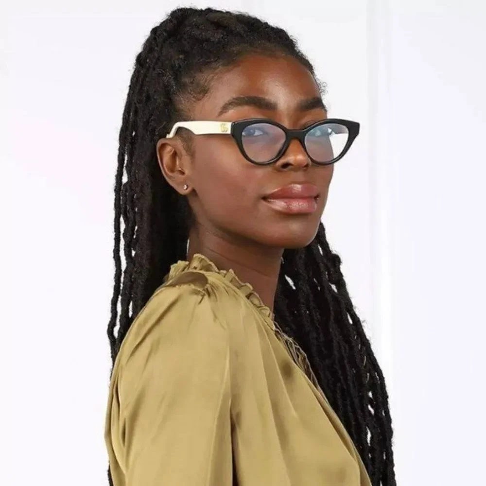 NEW Gucci  GG0959O 002 Black White Cat Eye Women Eyeglasses